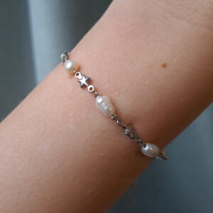 Pearl star armband